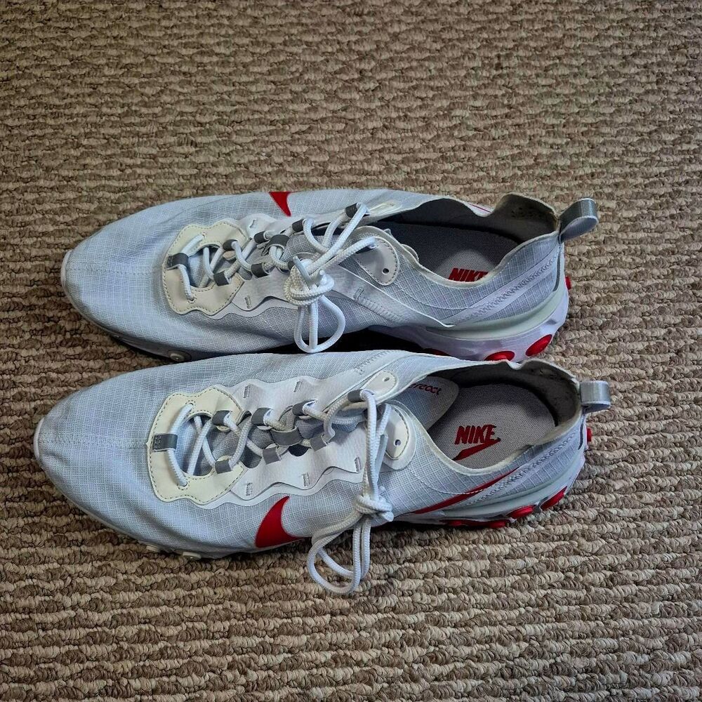 Nike React Element 55 White University Red - image 6
